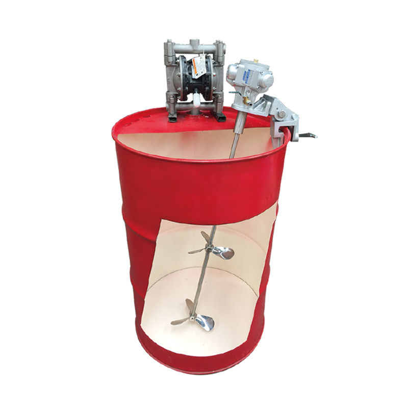 JS-AMP3 Gaston mixer pneumatik clip-on dengan pompa