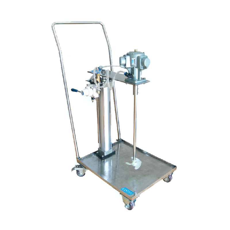 Mixer pengangkat pneumatik tipe troli Gaston QD-A-SUS-D1