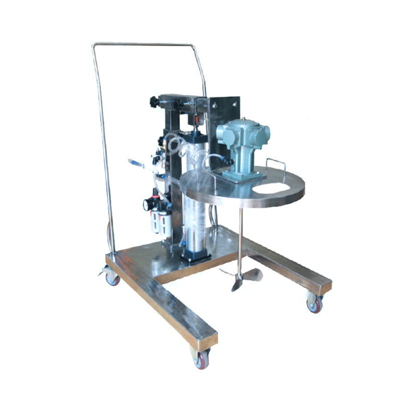 QD-A-SUS-D2 Mixer pneumatik baja tahan karat Gaston