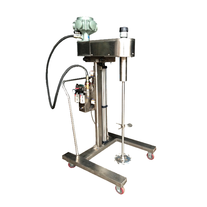 TC-AT-SS-AMP7 Mixer pneumatik baja tahan karat tipe troli Gaston